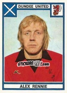 Sticker Alex Rennie - UK Football 1977-1978 - Panini