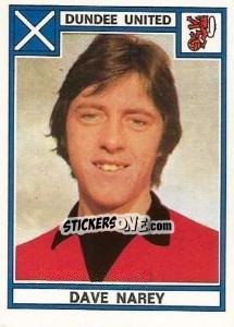 Figurina Dave Narey - UK Football 1977-1978 - Panini