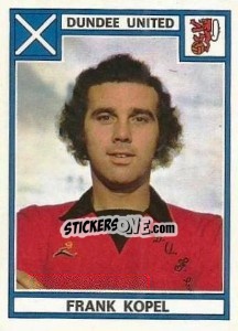 Figurina Frank Kopel - UK Football 1977-1978 - Panini