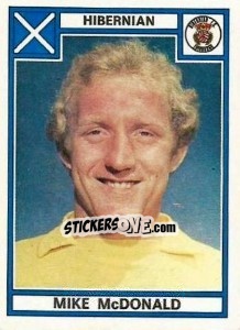 Sticker Mike McDonald - UK Football 1977-1978 - Panini