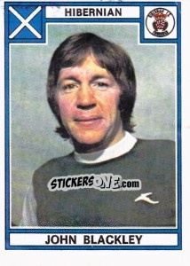 Sticker John Blackley - UK Football 1977-1978 n. 491 - Panini