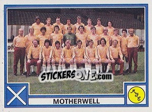 Sticker Team Photo - UK Football 1977-1978 - Panini