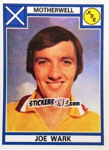 Cromo Joe Wark - UK Football 1977-1978 - Panini