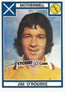 Sticker Jim O'Rourke - UK Football 1977-1978 - Panini