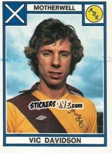 Cromo Vic Davidson - UK Football 1977-1978 - Panini