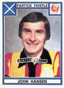 Sticker John Hansen - UK Football 1977-1978 - Panini