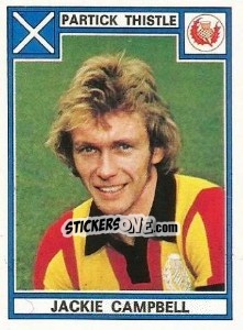 Cromo Jackie Campbell - UK Football 1977-1978 - Panini