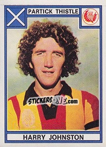 Cromo Harry  Johnston - UK Football 1977-1978 - Panini