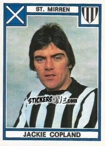 Sticker Jackie Copland - UK Football 1977-1978 - Panini