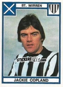Sticker Jackie Copland - UK Football 1977-1978 n. 521 - Panini