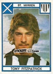 Sticker Tony Fitzpatrick - UK Football 1977-1978 - Panini
