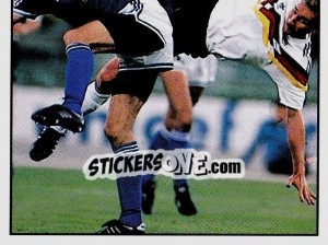 Sticker Rudi Voller (puzzle 2) - UK Football 1990-1991 n. 538 - Panini