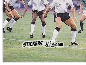 Sticker England v West Germany (puzzle 3) - UK Football 1990-1991 n. 544 - Panini