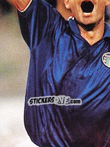 Sticker Salvatore Schillaci (puzzle 5) - UK Football 1990-1991 - Panini