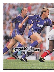 Sticker Action (puzzle 1) - UK Football 1990-1991 n. 19 - Panini
