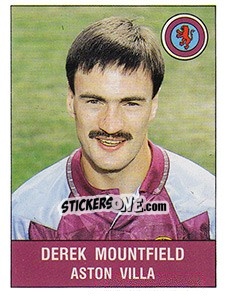 Figurina Derek Mountfield - UK Football 1990-1991 - Panini