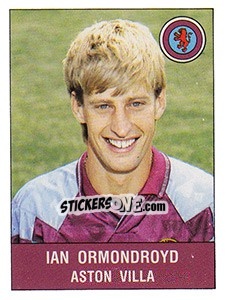 Sticker Simon Ormondroyd - UK Football 1990-1991 - Panini