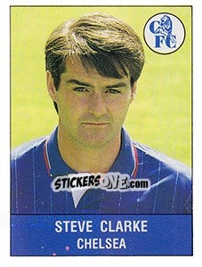 Cromo Steve Clarke - UK Football 1990-1991 n. 47 - Panini