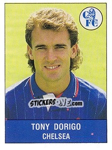 Sticker Tony Dorigo - UK Football 1990-1991 - Panini