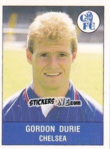 Figurina Gordon Durie - UK Football 1990-1991 - Panini