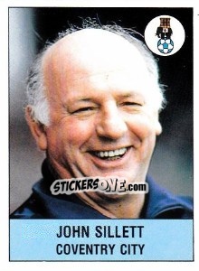 Sticker John Sillett - UK Football 1990-1991 - Panini