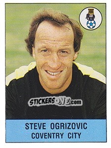 Figurina Steve Ogrizovic - UK Football 1990-1991 - Panini