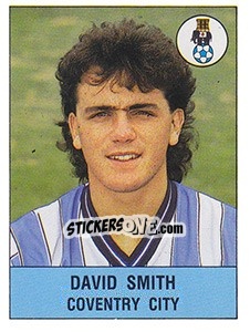 Figurina David Smith - UK Football 1990-1991 - Panini