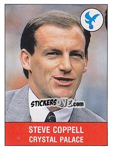 Sticker Steve Coppell - UK Football 1990-1991 n. 79 - Panini