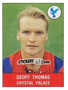 Figurina Geoff Thomas - UK Football 1990-1991 - Panini