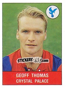 Cromo Geoff Thomas - UK Football 1990-1991 n. 85 - Panini