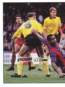 Sticker Action (puzzle 1) - UK Football 1990-1991 - Panini
