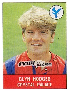Figurina Glyn Hodges - UK Football 1990-1991 - Panini