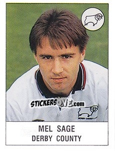 Figurina Mel Sage - UK Football 1990-1991 - Panini