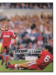 Sticker Action (puzzle 2) - UK Football 1990-1991 - Panini