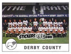 Sticker Team - UK Football 1990-1991 - Panini