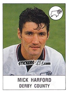 Figurina Mick Harford - UK Football 1990-1991 n. 110 - Panini