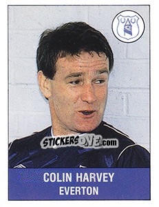 Figurina Colin Harvey - UK Football 1990-1991 - Panini