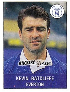 Figurina Kevin Ratcliffe - UK Football 1990-1991 - Panini