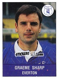 Cromo Graeme Sharp - UK Football 1990-1991 - Panini