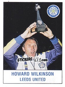 Figurina Howard Wilkinson - UK Football 1990-1991 - Panini
