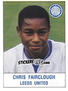 Sticker Chris Fairclough - UK Football 1990-1991 - Panini
