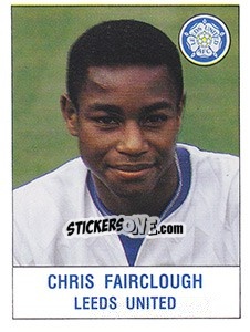 Sticker Chris Fairclough - UK Football 1990-1991 n. 133 - Panini