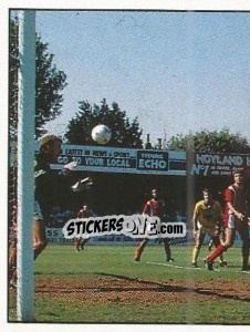 Figurina Action (puzzle 1) - UK Football 1990-1991 n. 138 - Panini
