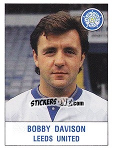 Cromo Bobby Davison - UK Football 1990-1991 n. 144 - Panini
