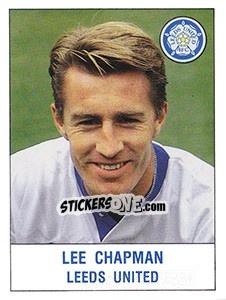 Sticker Lee Chapman - UK Football 1990-1991 n. 145 - Panini