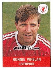 Sticker Ronnie Whelan - UK Football 1990-1991 - Panini