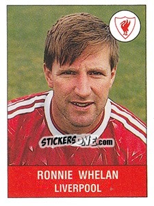 Sticker Ronnie Whelan - UK Football 1990-1991 n. 158 - Panini