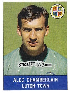 Sticker Alec Chamberlain - UK Football 1990-1991 n. 165 - Panini
