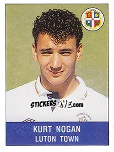 Cromo Kurt Nogan - UK Football 1990-1991 - Panini