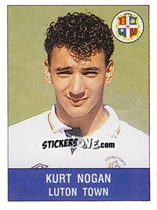 Sticker Kurt Nogan - UK Football 1990-1991 n. 177 - Panini